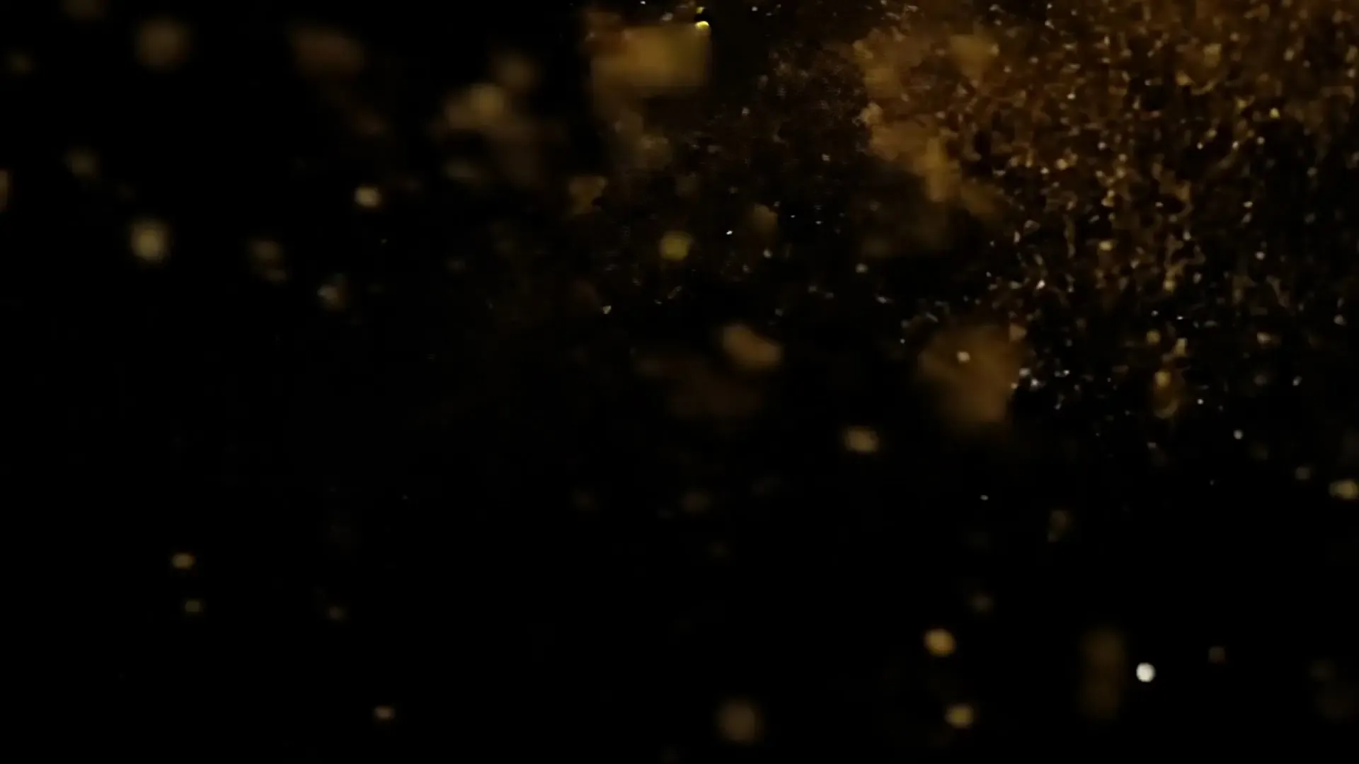 Golden Dust Particle Overlay for Elegant Wedding Videos